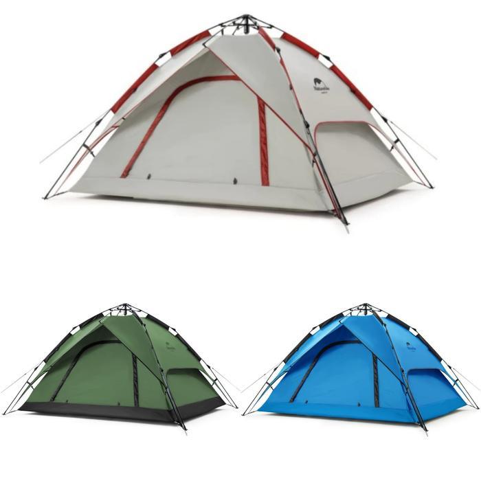 Automatic Tent Naturehike Nh21Zp008 3-4P Tenda Camping