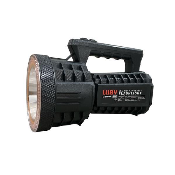 Luby Senter Tangan JUMBO L-2698N 80Watt + 18 LED SMD CAHAYA PUTIH Rechargeable Tahan Hingga 20Jam