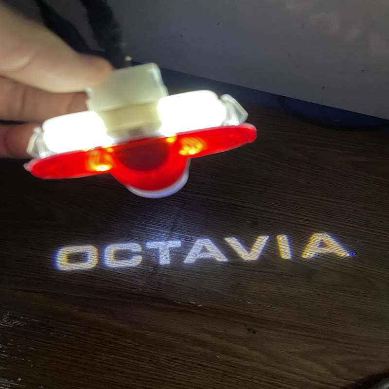 2pcs LED Car Door Light Welcome Light Logo Projector Decor Lamp For