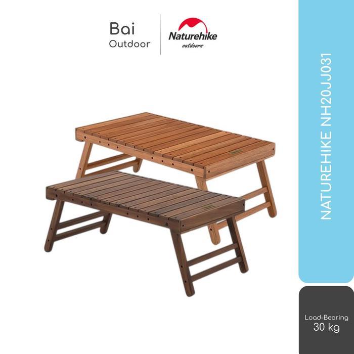 Meja Lipat Naturehike Nh20Jj031 Portable Camping Piknik Outdoor Bbq Pasti Promo