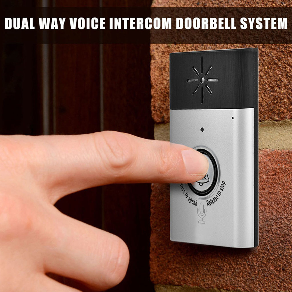 2.4GHz Portable Way Voice Intercom Wireless Doorbell Interphone System Door Bell Intercom Doorbell