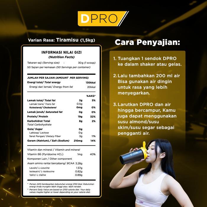 FITLIFE DPRO 3.3LBS/1500GR - VEGAN NATURAL PEA PROTEIN