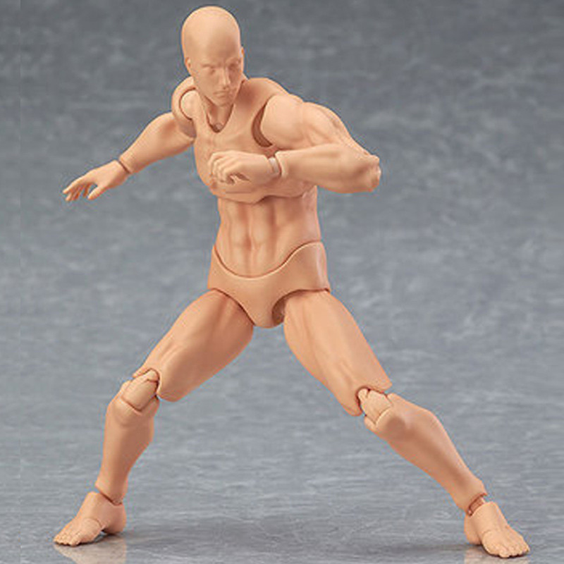 13cm Sketch Draw Male Female Movable Body Kun Body Chan Joint Pain Anime Figure Shf Action Figure