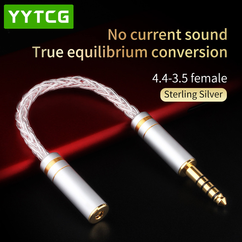 HIFI Balance Audio Cable Male 2.5mm to 3.5mm 4.4mm Female Balanced
