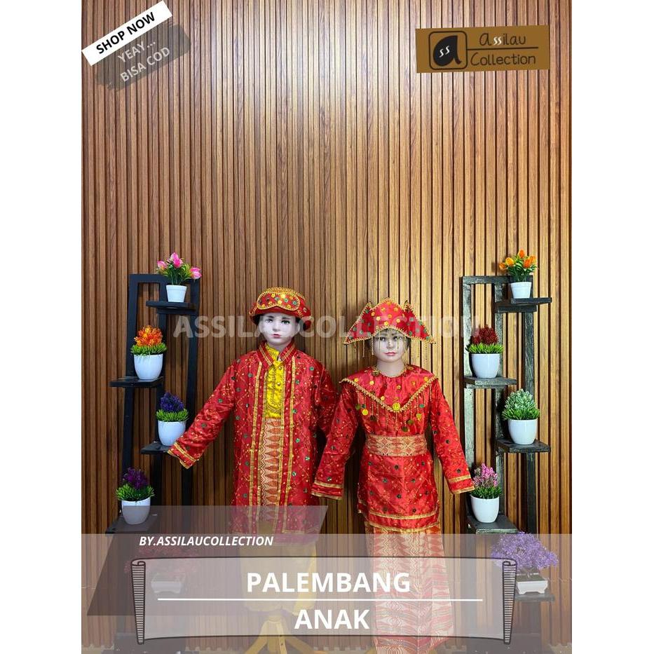 BEST QLTY Baju Adat Palembang Anak Satuan (Laki/Cewek)#palembang #baju adat# baju adat anak