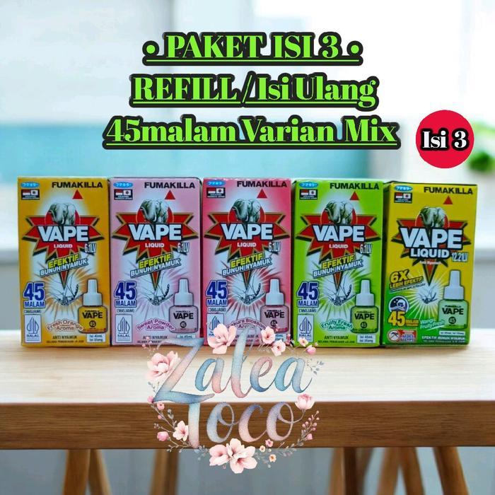 Obat Nyamuk Refill Elektrik - Refill Obat Nyamuk 45malam Efektif Anti Nyamuk