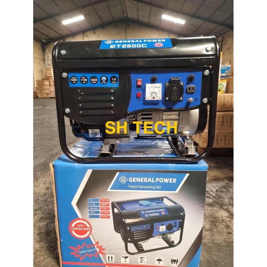 GENERAL ET 2500 C GENSET 1100 WATT GENERATOR LISTRIK GENERAL POWER