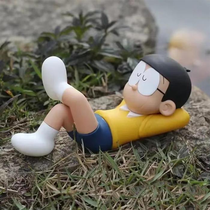 HOT SALE ACTION FIGURE DORAEMON NOBITA STATIC SLEEPING NOBITA FIGURE JAPAN ANIME VERSION DOLL