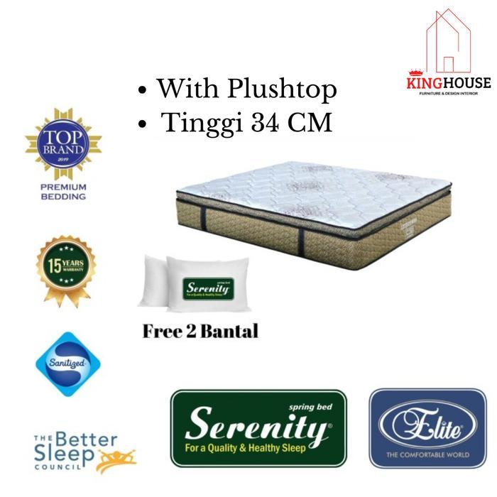 Kasur Springbed Elite Serenity Impressa Pocket Latex ( Kasur Saja )