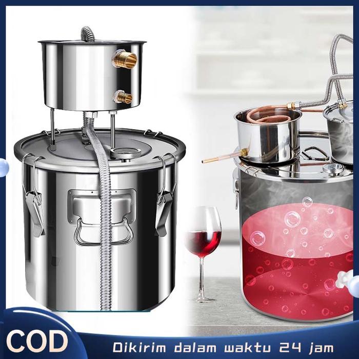 Home Distiller 304 Stainless Alat Penyulingan Destilasi Alat Destilasi Lengkap Alat Penyuling