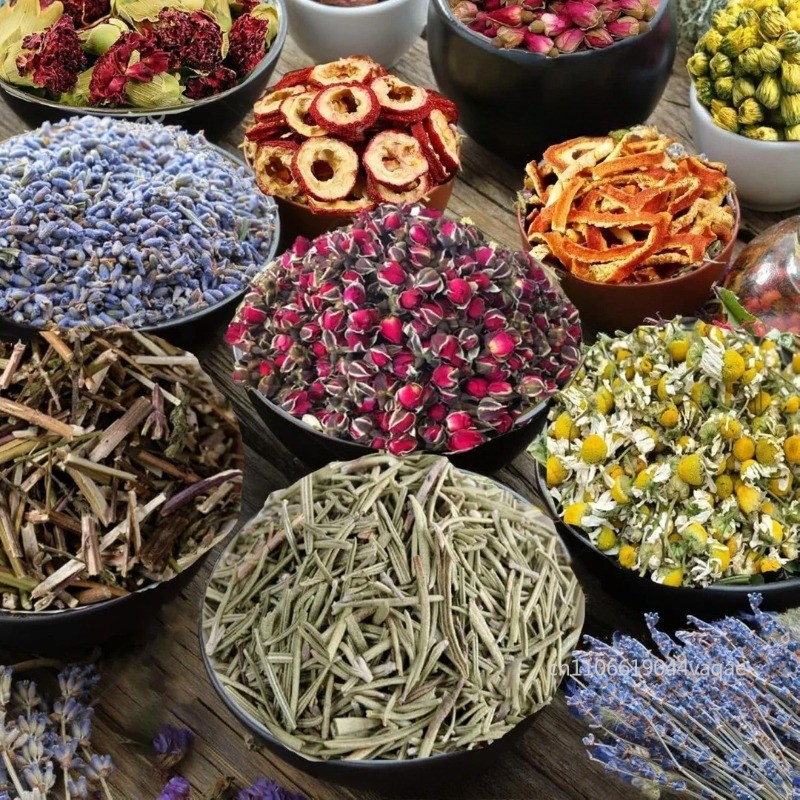 200g Natural Dried Flowers Chamomile/Rose/Butterfly Orchid/Jasmine/lavender Aromatherapy, Sachet,