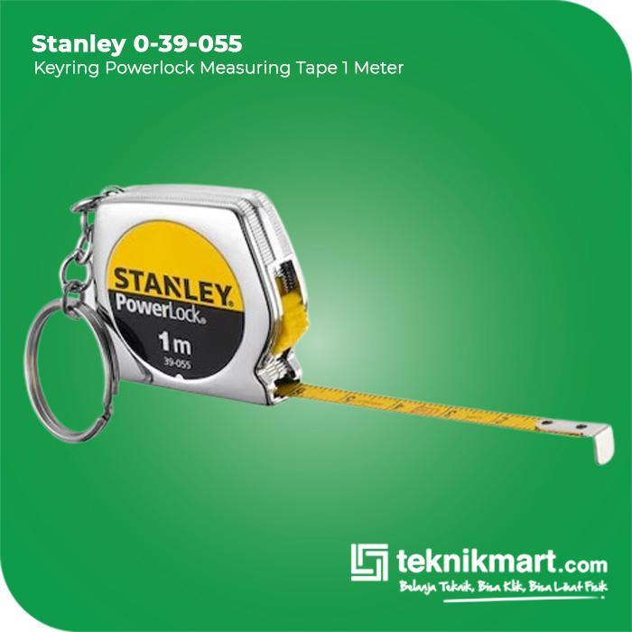 Stanley Keyring Powerlock Measuring Tape / Meteran Manual 1 Meter 0-39-055 #Gratisongkir
