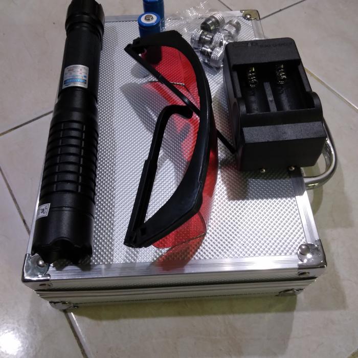 Blue Laser Pointer Bisa Bakar Laser Biru Bakar 50.000Mw Laser Nelayan