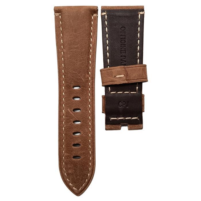 Tali Jam Tangan 26 MM Replacement Leather Strap Panerai Buterfly Buckle 9083.26