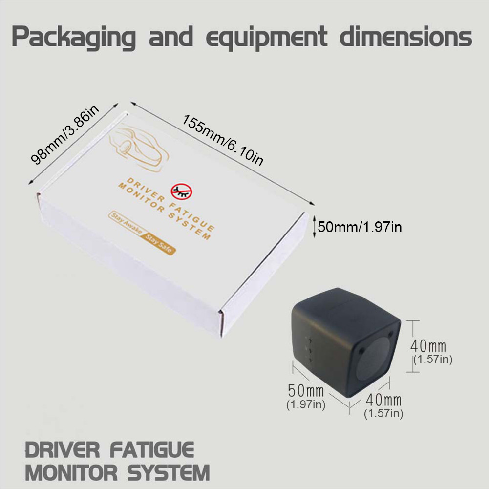 Car Fatigue Warning Alarm Device Pupil Recognition Fatigue Driving Warning Device Face Recognition