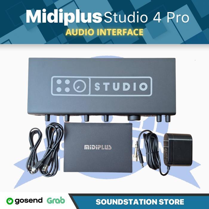 Midiplus Studio 4 Pro OTG 4CH USB Audio Interface - Soundcard Recording