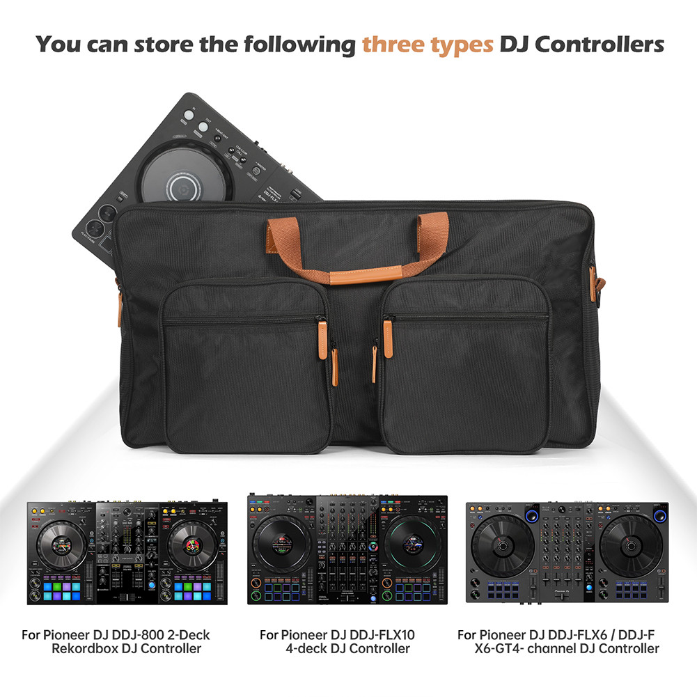 DJ Controller Padded Storage Bag Turntables Protective Case for Pioneer DJ DDJ-800 DDJ-FLX104 FLX6