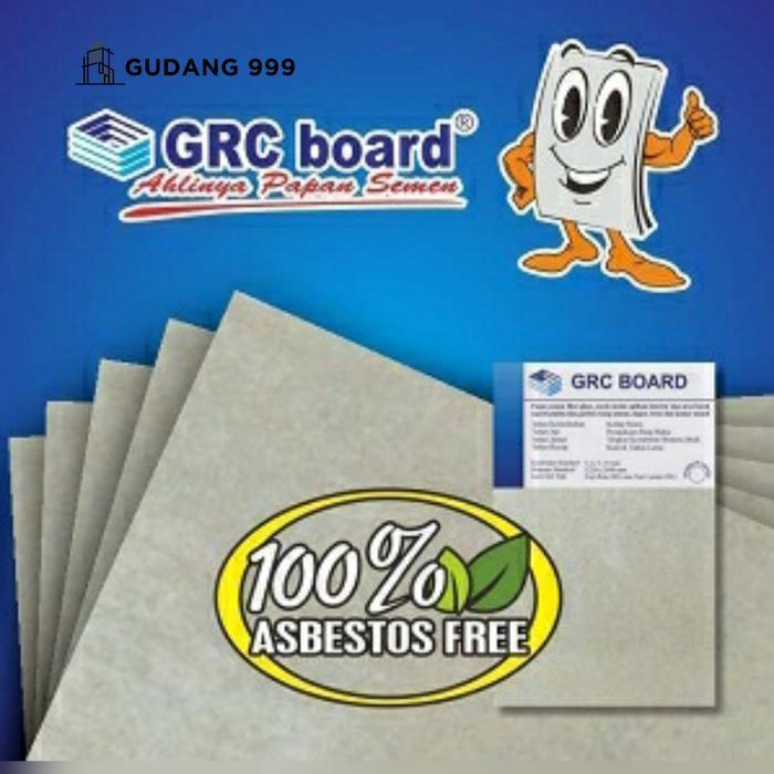 NEW GRC BOARD 6 MM / PAPAN SEMEN GRC / GRC 6 MM 1.22 X 2.44 M