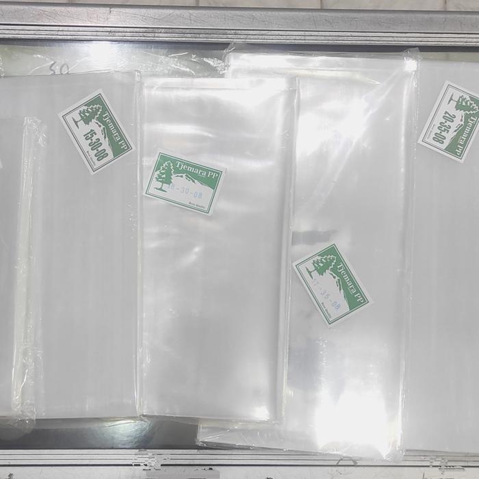 Pasti_Ada_Sayang Plastik Pp Tebal 08 Snack Bening & Tebal 12X20 12X25 13X25 14X25 15X25 17X25 15X30