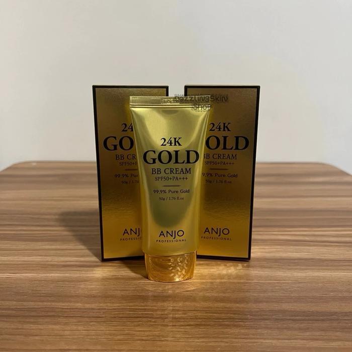 Promo [Anjo Professional] 24K Gold Bb Cream Spf50+ Pa+++ 50G - Anjo Bb Cream Gold 24K - Anjo