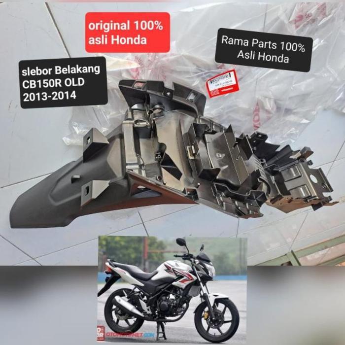 80100 - K15 - 900 FENDER SPAKBOR SLEBOR BELAKANG CB150R OLD 2013 ASLI