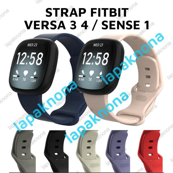 Strap Fitbit Versa 4 / Versa 3 / Sense 1 Watch Tali Jam Silicone