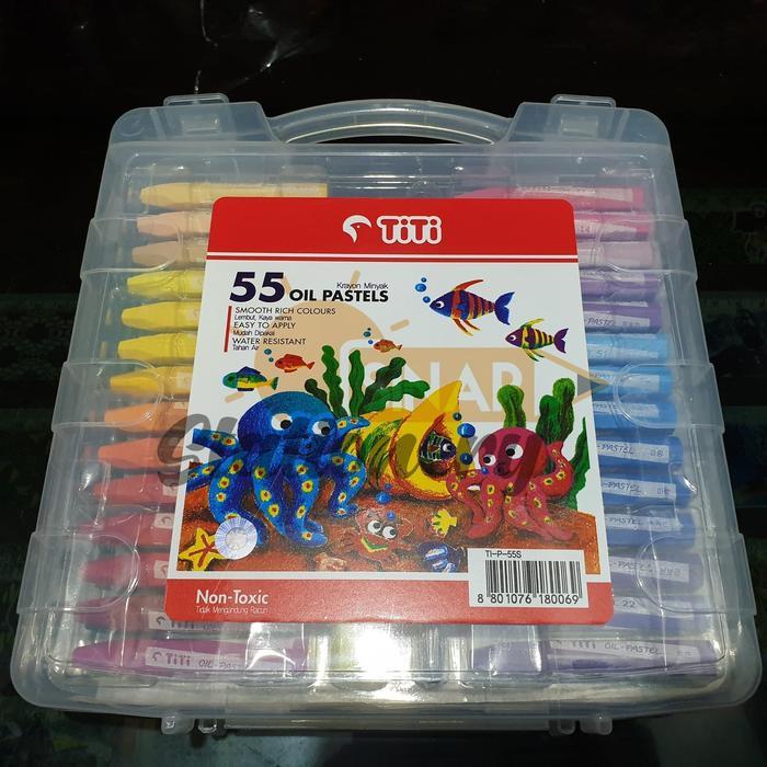 Crayon 55 Warna untuk Anak