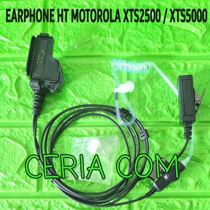 Ada Stok EARPHONE HT MOTOROLA XTS2500 XTS 2500 - HEADSET SPIRAL PAMPRES XTS2500
