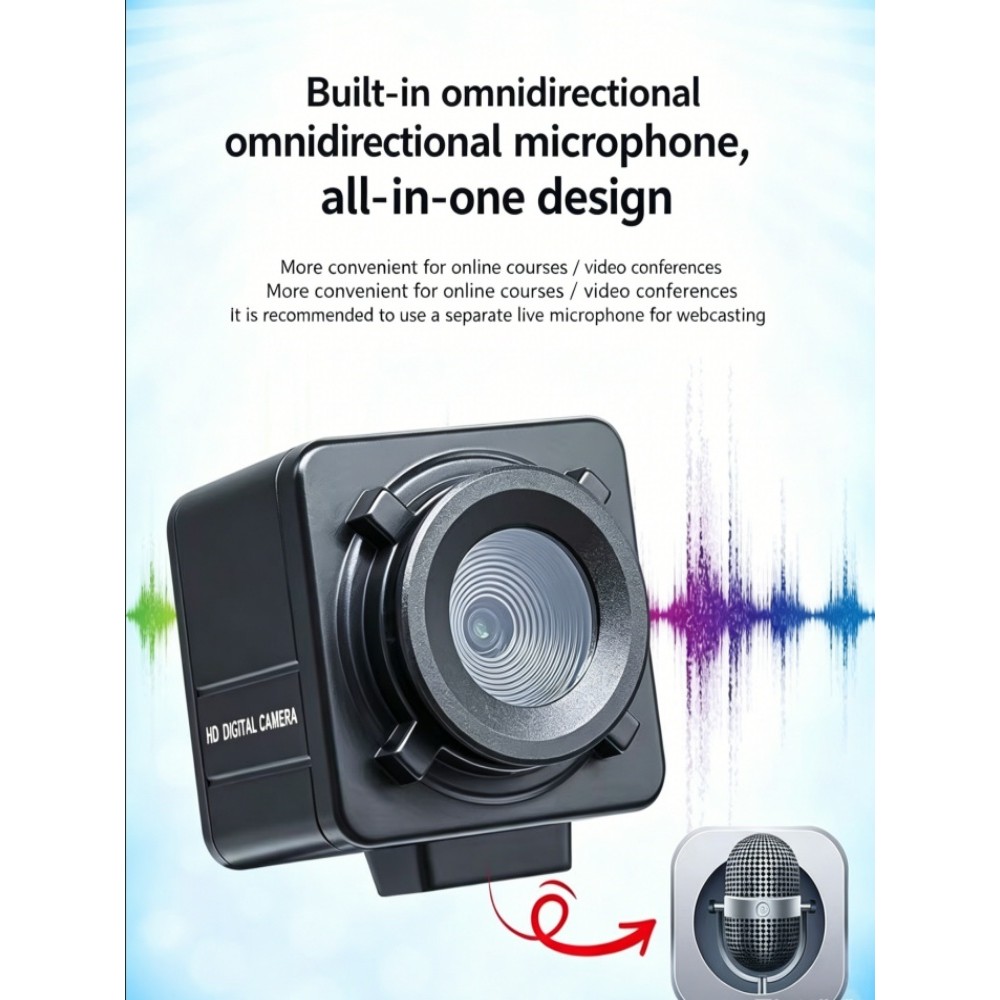 Autofocus Webcam for pc 48MP GM1 30fpt 1/2 CMOS Sensor resolution 8000*6000 USB web camera for Video