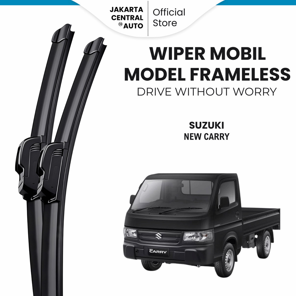 Wiper Suzuki New Carry Frameless Kaca Depan Mobil
