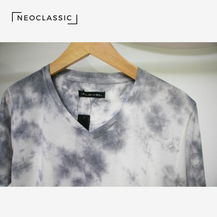 Premium Kaos Baju Tie Dye / Tye Dye / Tyde V-Neck Pria Wanita Katun Pendek Original