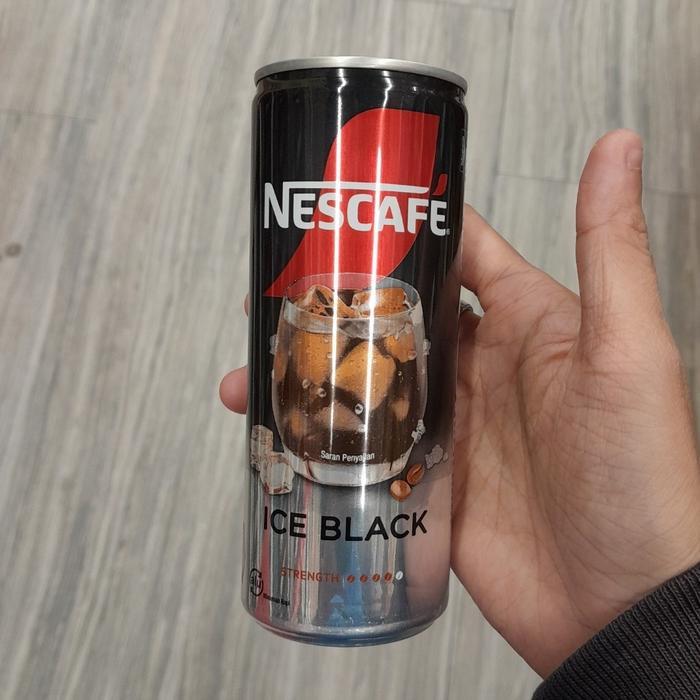 Nescafe coffee kopi kaleng ICE BLACK 220ml