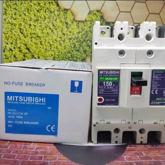 Nfb Mccb Breaker Mitsubishi Nf-250Cw Nf250-Cw 150A 150 A