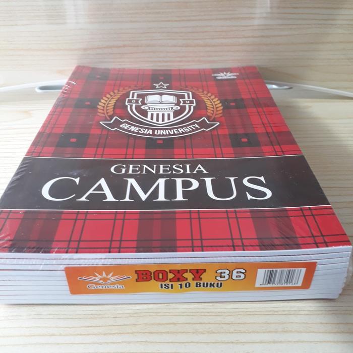 BUKU TULIS BOXY CAMPUS ISI 36 LEMBAR, BUKU TULIS CAMPUS 1 PACK 10 BUKU