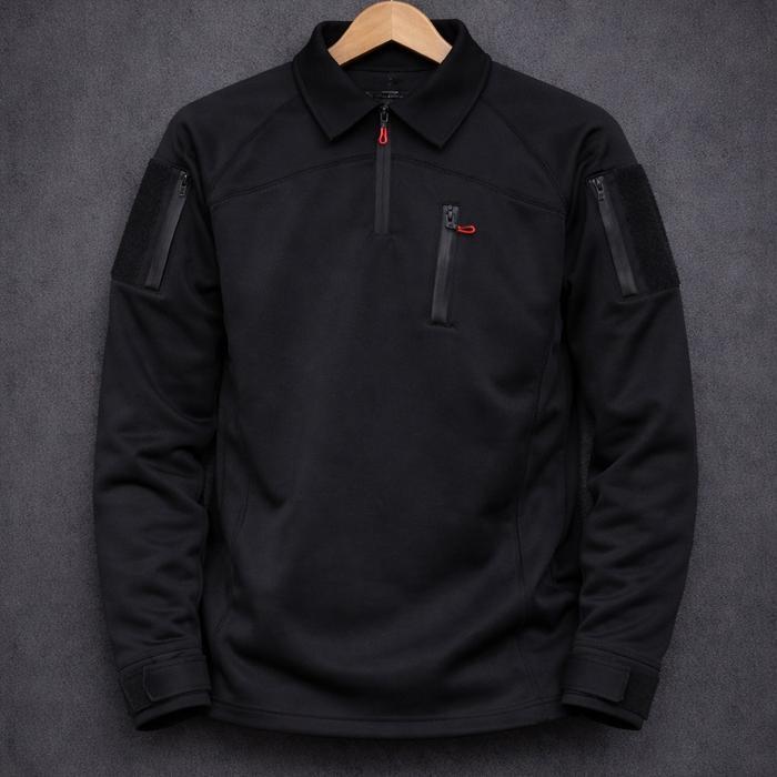 TERMURAH Tactical BDU Scuba Hitam Polos Panjang Baju Anti Bau Nyaman untuk Kerja Lapangan dan