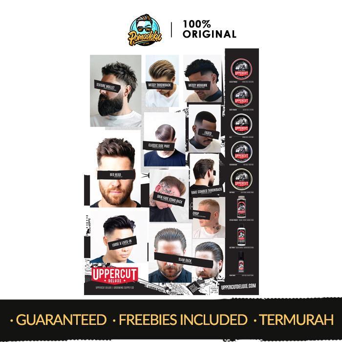 Ready Uppercut Deluxe Styling Guide Poster Original -Gratisongkir