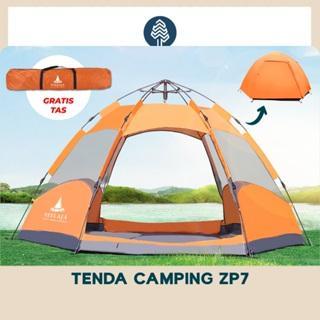 Brookwood Tenda Camping ZP-7 Kapasitas 3-5 Orang Tenda Otomatis Outdoor & Indoor Tenda Gunung