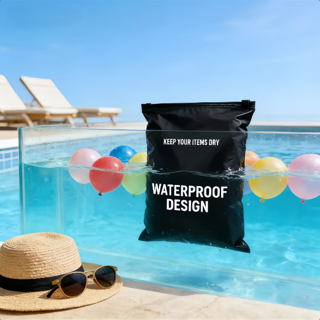 Customized Colorful frosted storage bags underwear clothing packaging bags private custom ziplock