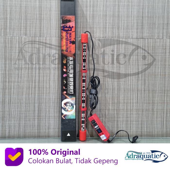 Terlaris Mayin Led View 52 Cm 15W Lampu Tanning Arwana Aquarium Aquascape Celup