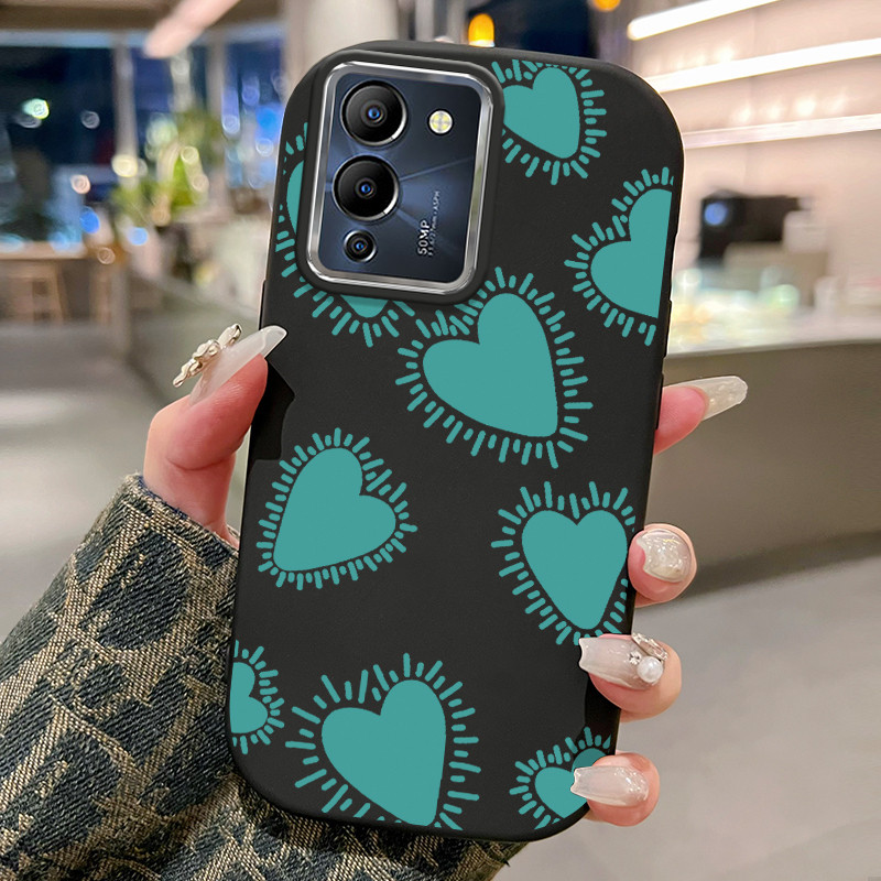 Casing Hp Untuk Infinix Note 12 G96 Note 30 Case Casing Getaran jantung pola Kerang gemuk ponsel HP 