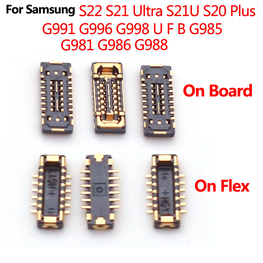 WiFi Antenna FPC Connector on Board for Samsung S22 S21 Ultra S21U S20 Plus G991 G996 G998 U F B