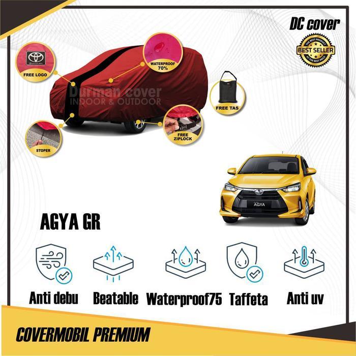 cover mobil agya 2023 ayla 2023car Karet sarung mobil agya new