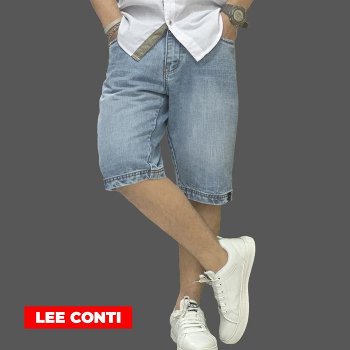 Lee Conti Celana Pendek Jeans Denim Retro Terlaris