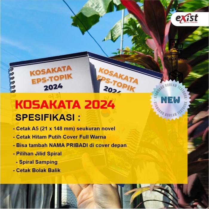 ` KOSAKATA Eps TOPIK TERBARU 2024 - Lengkap 60 BAB ada Tambahan Antonim dan Sinonim Kata