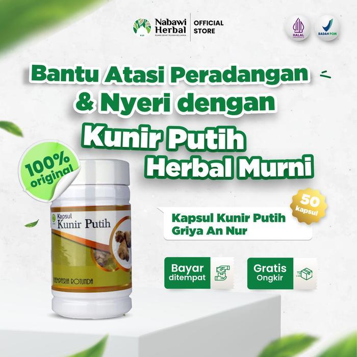 Kapsul Kunir Putih Ekstrak Kunir Putih