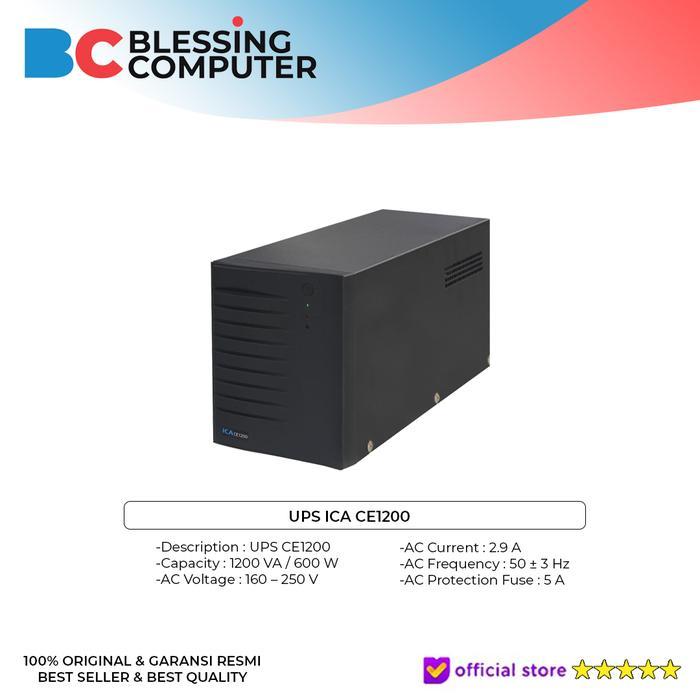Ups Ica Ce1200 / Ups Komputer Pasti Promo