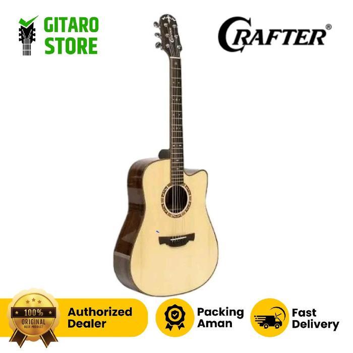 Gitar Solid Akustik Elektrik CRAFTER VL-D 28 CE PRO Brand Korea
