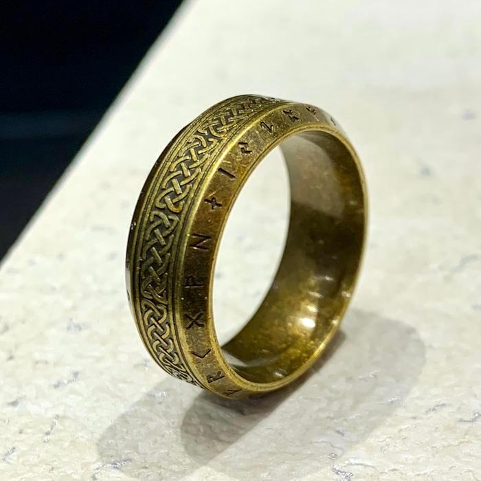 Cincin Stainless Steel 316L Anti Karat Model Midgard Ukuran 7-13