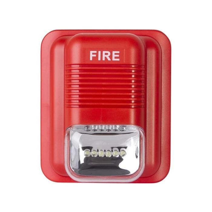 Fire Horn Strobe / Horn Strobe Sounder For Fire Alarm Pertukangan