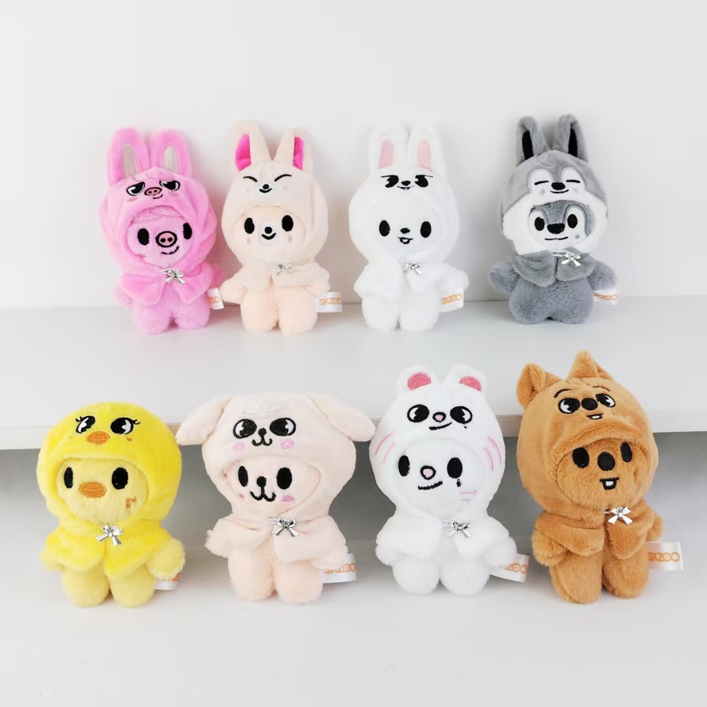SKZOO Plush Keychain STRAY KIDS Children's Doll Han Zhicheng Magic School Bean Eye Cloak Cloak Doll